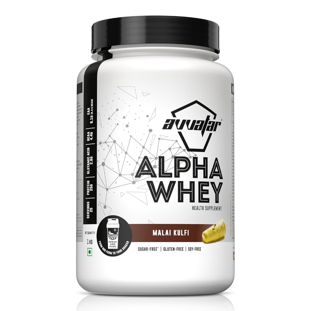 avvatar ALPHA WHEY PROTEIN (Malai Kulfi)