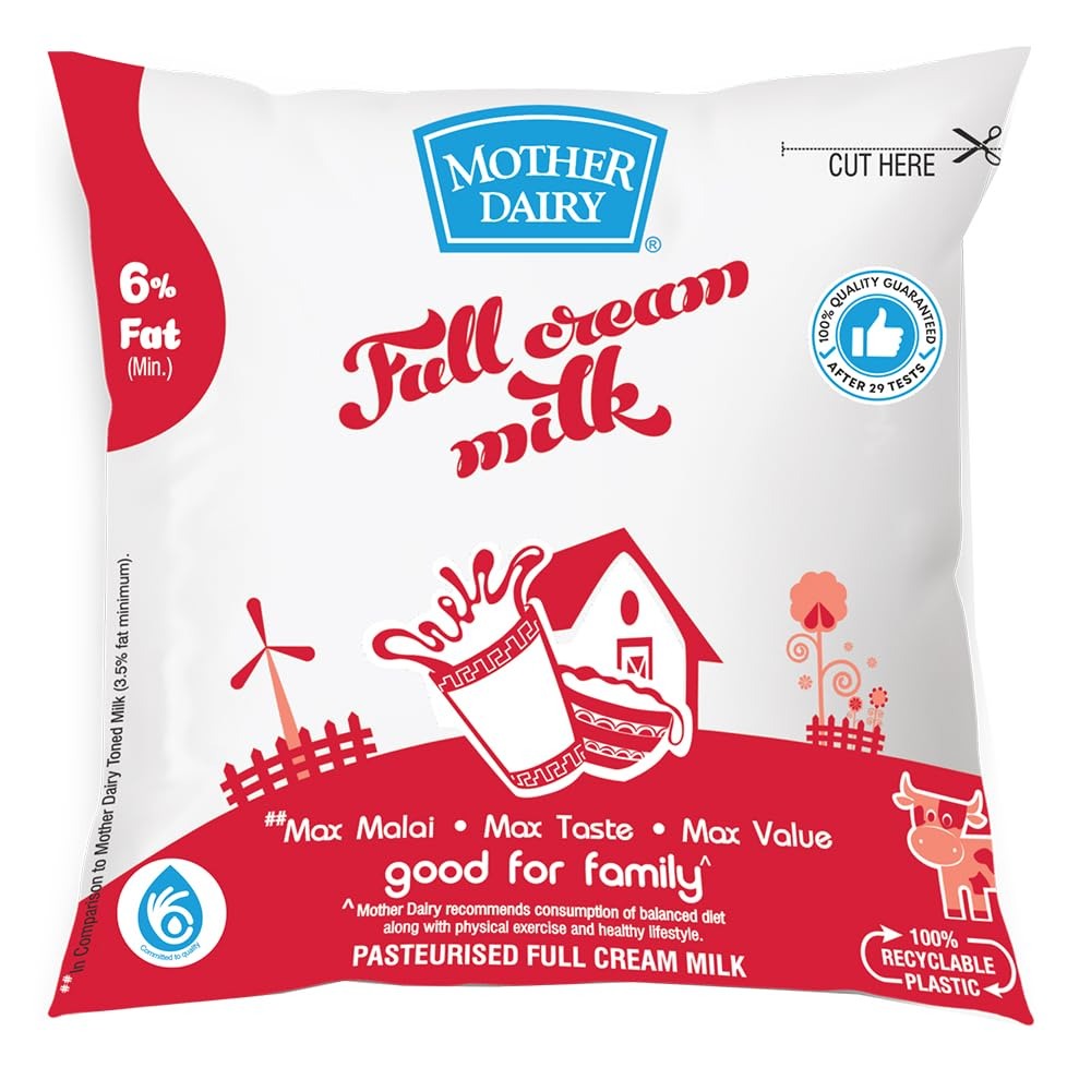 Mother Dairy Full Cream Milk