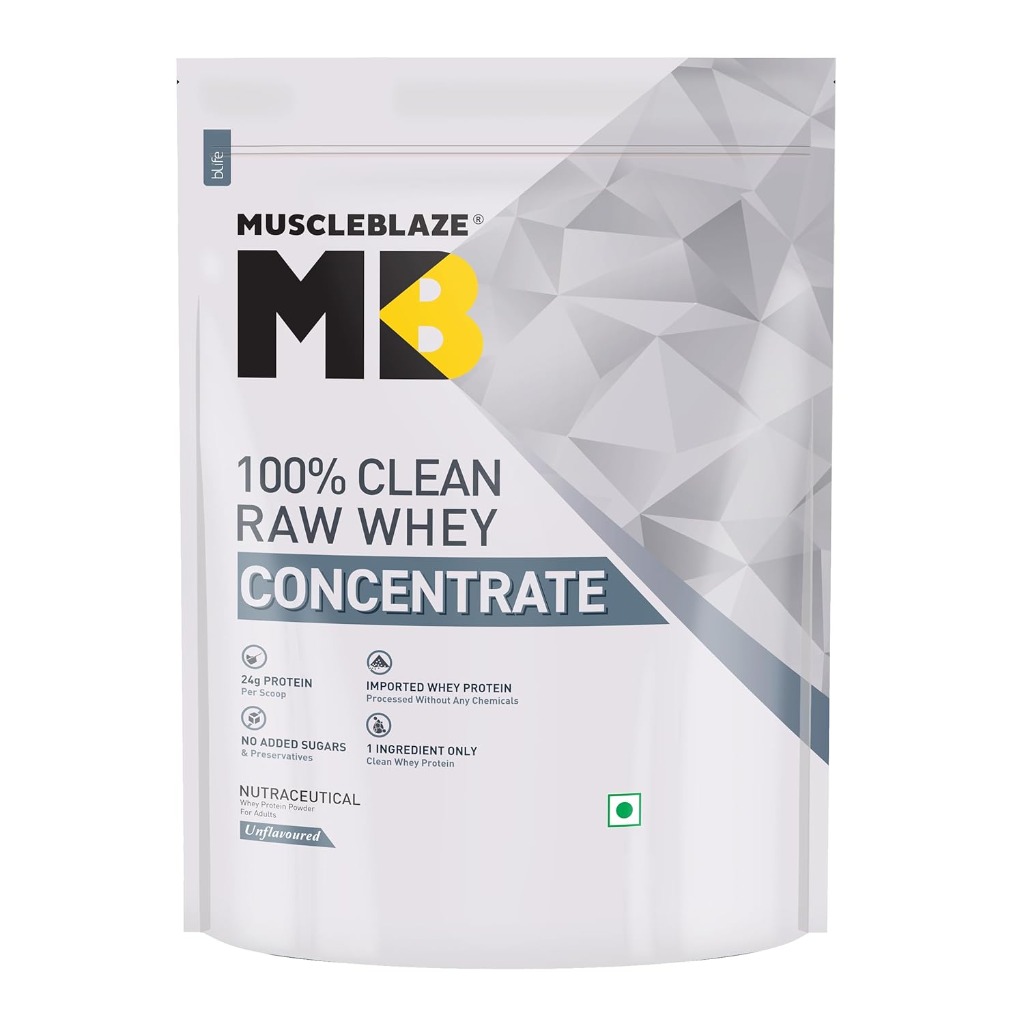100% Clean Raw Whey Protein Concentrate