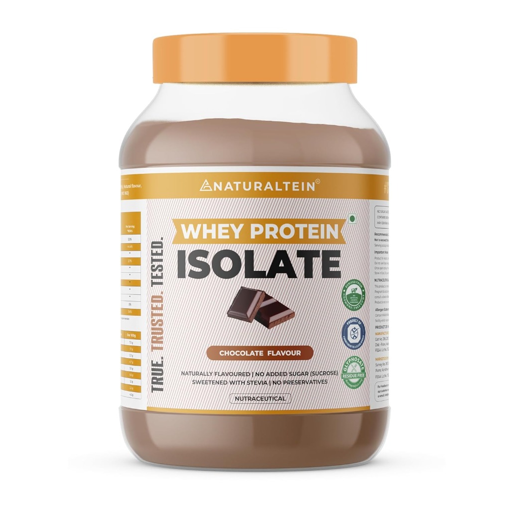 Natural Whey Protein Isolate (Chocolate)